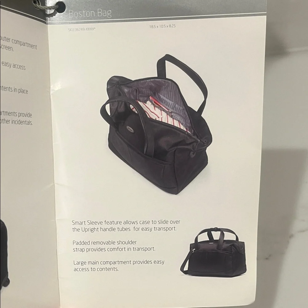 Samsonite NEW Silhouette Boston Bag Carry On Black